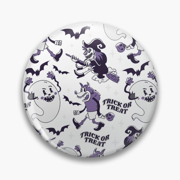 Item preview, Halloween characters pattern pillow designed and sold by Artezia.