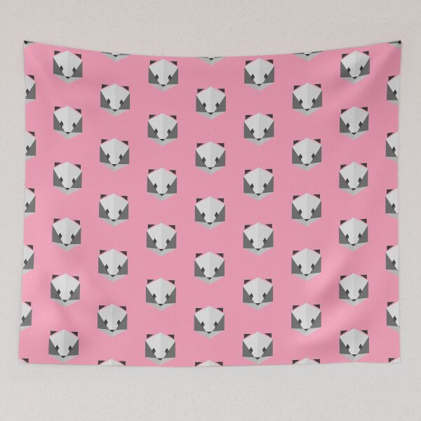 Item preview, Animinimal Badger (pink) designed and sold by animinimal.
