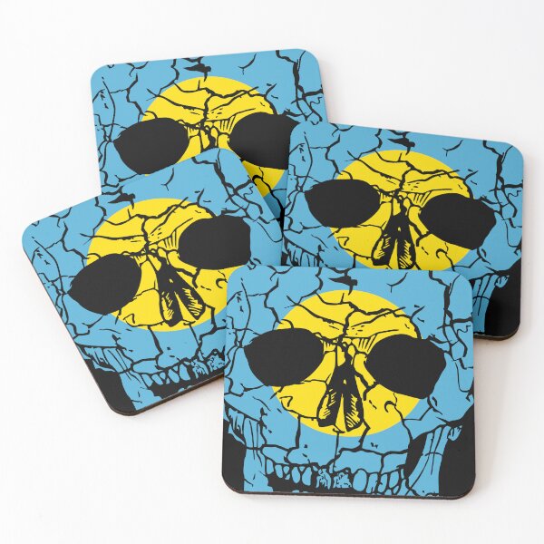 Item preview, Skull Flag of Palau,halloween designed and sold by EpicMaps.