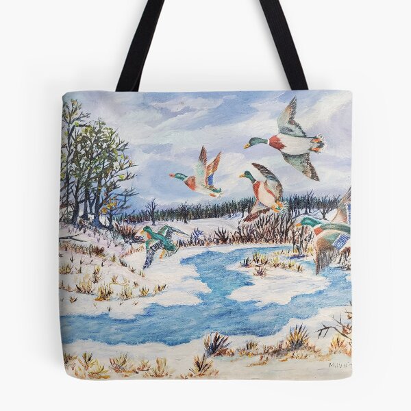 Item preview, 12 / 15 / 1956 M. White mallards take winter flight  designed and sold by SK8N.