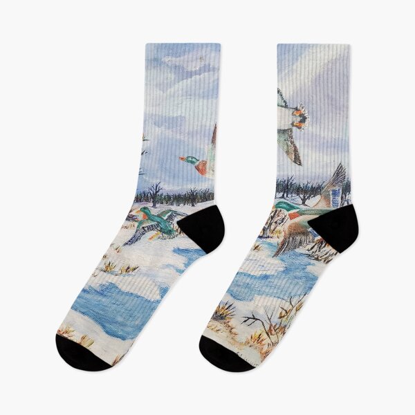 Item preview, 12 / 15 / 1956 M. White mallards take winter flight  designed and sold by SK8N.