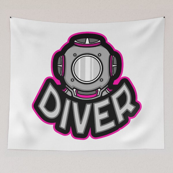 Item preview, Diver helmet underwater.  designed and sold by Christosign.