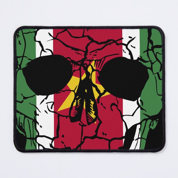 Item preview, Skull Flag of Suriname,halloween designed and sold by EpicMaps.