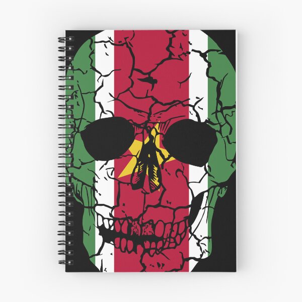 Item preview, Skull Flag of Suriname,halloween designed and sold by EpicMaps.