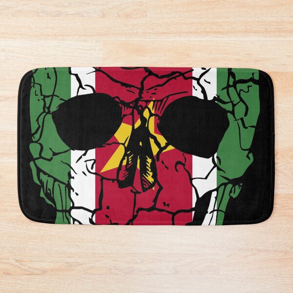Item preview, Skull Flag of Suriname,halloween designed and sold by EpicMaps.
