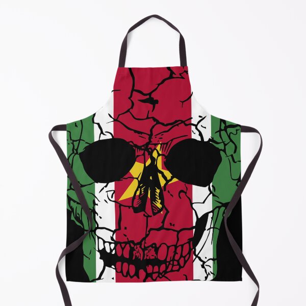 Item preview, Skull Flag of Suriname,halloween designed and sold by EpicMaps.