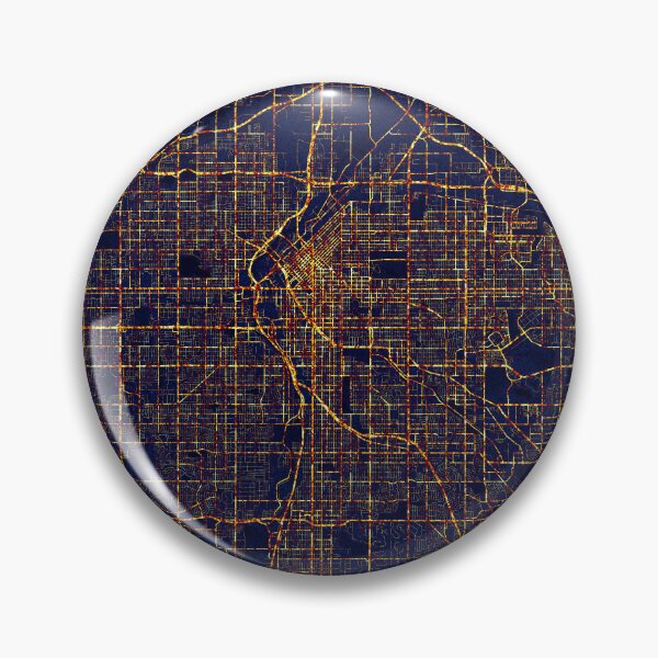 Item preview, Denver, Colorado, USA Map  - City At Night designed and sold by deMAP.