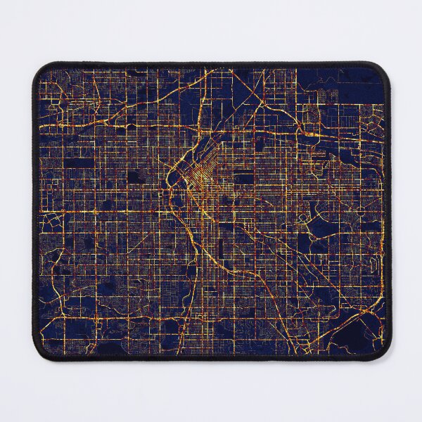 Item preview, Denver, Colorado, USA Map  - City At Night designed and sold by deMAP.