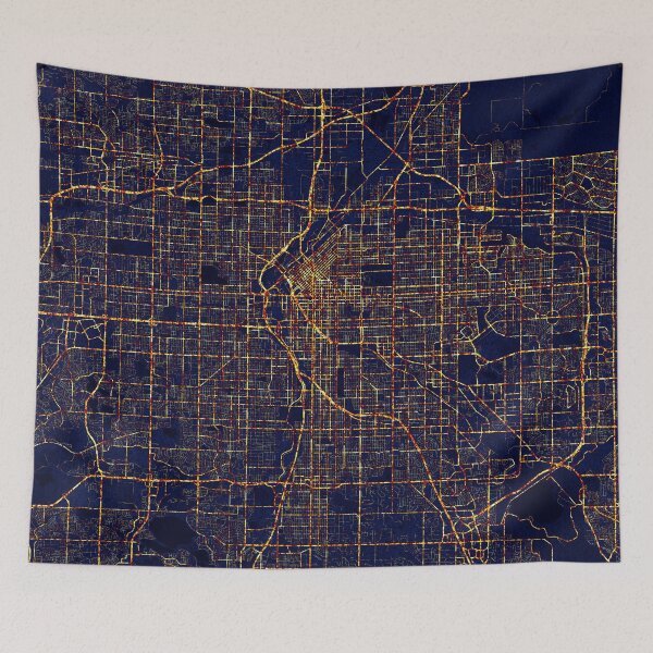 Item preview, Denver, Colorado, USA Map  - City At Night designed and sold by deMAP.