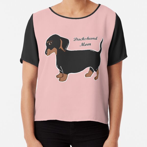 Dachshund Mom Chiffon Top