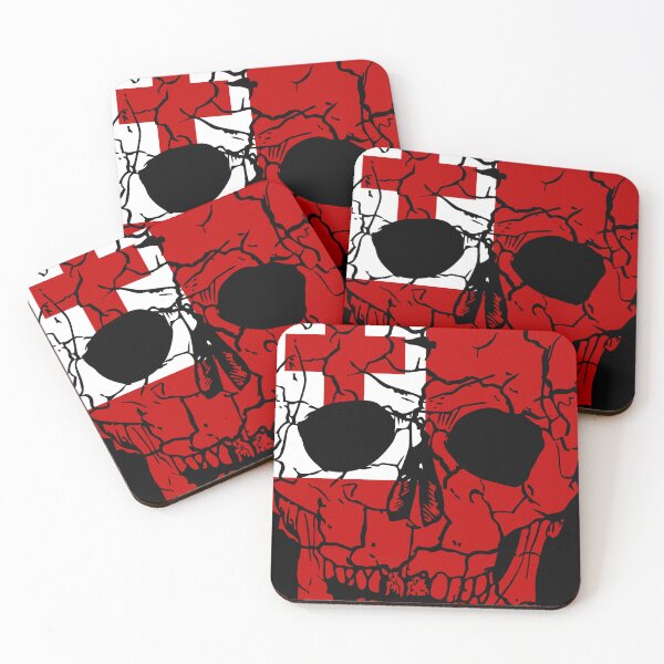 Item preview, Skull Flag of Tonga,halloween designed and sold by EpicMaps.
