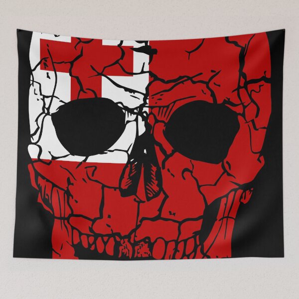 Item preview, Skull Flag of Tonga,halloween designed and sold by EpicMaps.