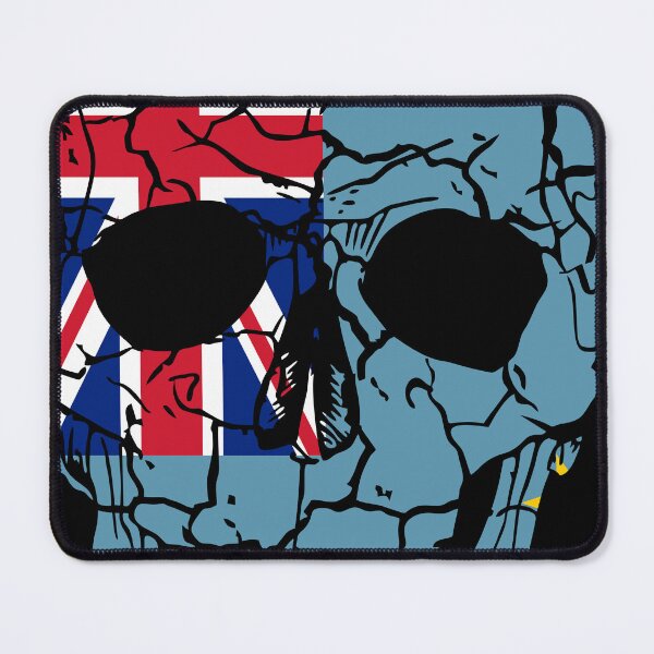Item preview, Skull Flag of Tuvalu,halloween designed and sold by EpicMaps.