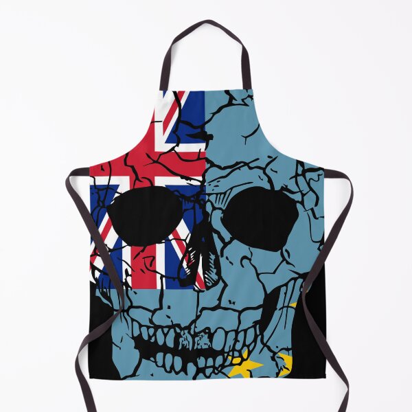 Item preview, Skull Flag of Tuvalu,halloween designed and sold by EpicMaps.