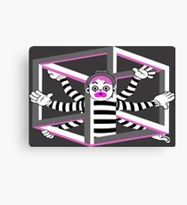 Vitruvian Mime Canvas Print