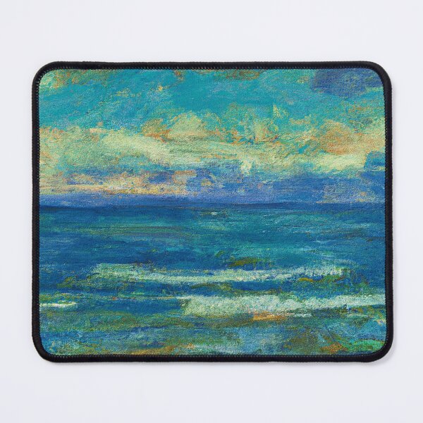 Item preview, DALL·E 2022-10-17 11.14.16 - Impressionist Painting Ocean Landscape designed and sold by boltjesdesign.