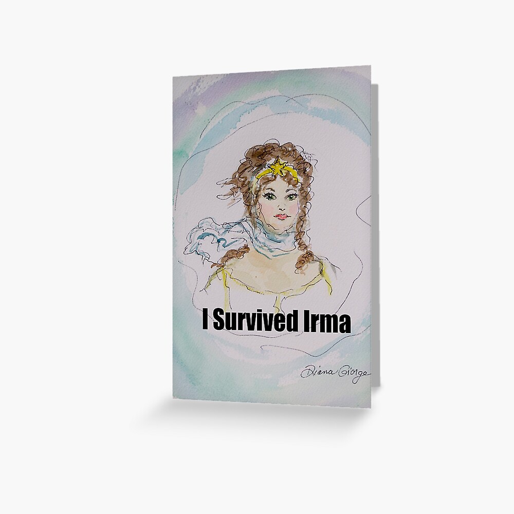 I Survived Irma Greeting Card