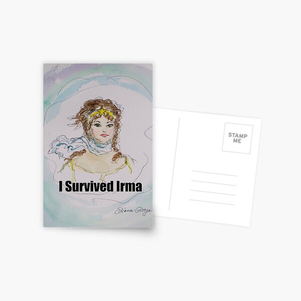 I Survived Irma Postcard