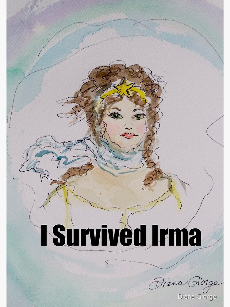 Thumbnail 3 of 3, Spiral Notebook, I Survived Irma designed and sold by Diana Giorge.