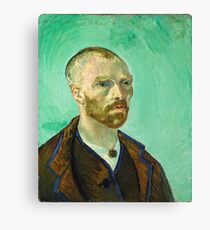 Van Gogh Self-portrait Dedicated to Gauguin Canvas Print