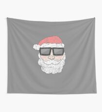 Funny Cool Santa Claus Sunglasses Apparel Christmas T Shirt Wall Tapestry