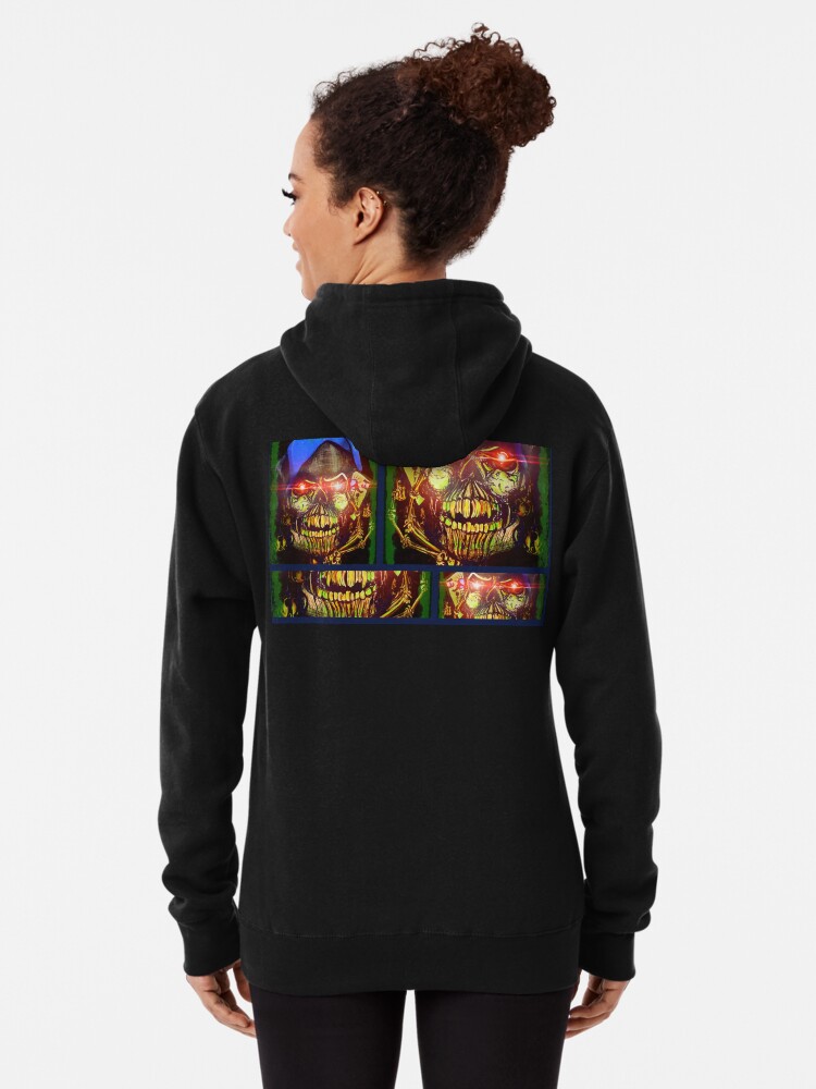 Alternate view of Skull Joker Pullover Hoodie