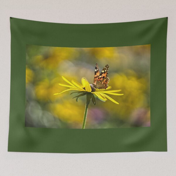 Item preview, Tortoiseshell Butterfly on Rudbeckia designed and sold by Alisonchambers2.