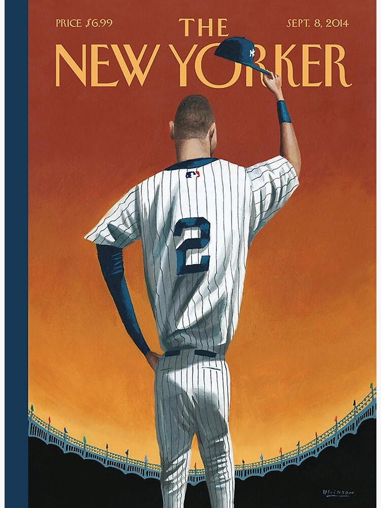 Derek Jeter #2 Away Jersey Number Poster for Sale by StickBall