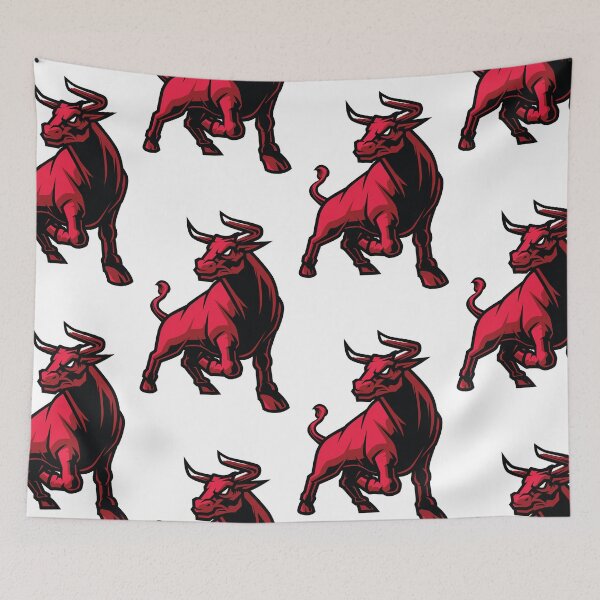 Item preview, Angry Red Bull Design  designed and sold by zoripet Store.