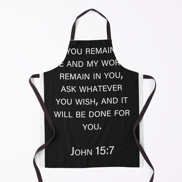 Item preview, John 15:7 | Christian bible verse artprint designed and sold by Leafy Impressions.