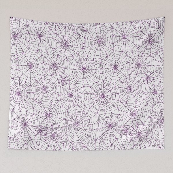 Item preview, Spider web pattern - purple on white - by Cecca Designs designed and sold by Cecca-Designs.