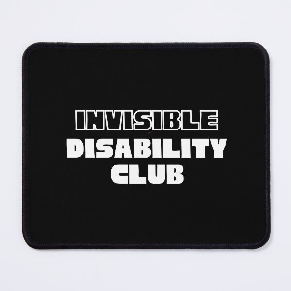 Item preview, invisible disability club designed and sold by MagpieMuddles.