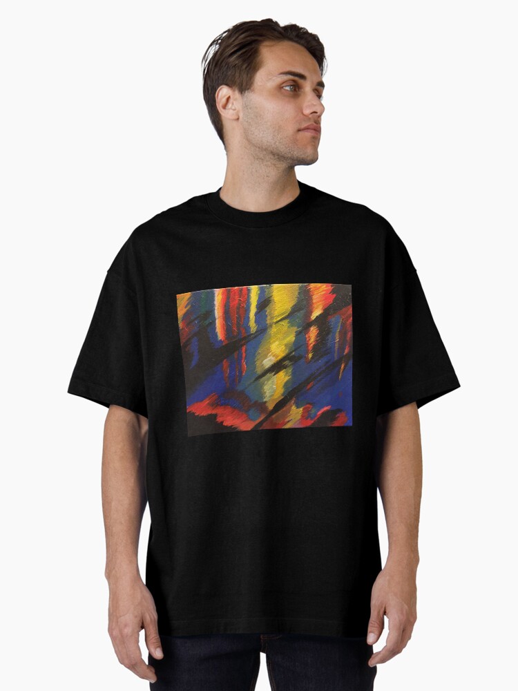 Thumbnail 1 of 7, Oversized T-Shirt, Rainy Street designed and sold by RevScarecrow.