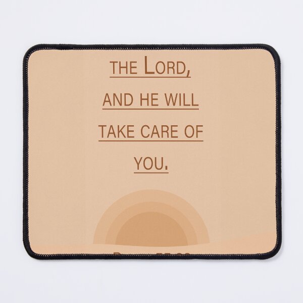 Item preview, Give your burdens to the Lord | Psalm 55:22 | Christian bible verse artprint  designed and sold by Leafy Impressions.