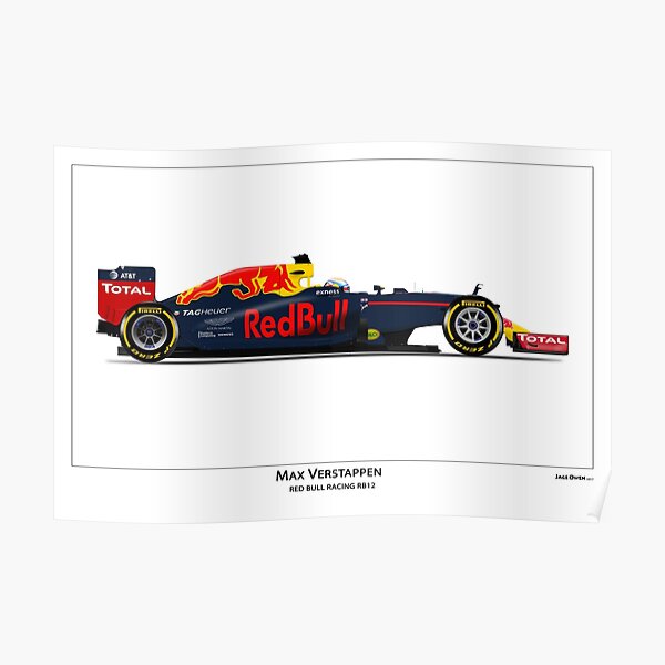 Max Verstappen - RB12 Poster