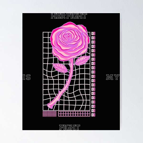 Item preview, Her Fight, Is My Fight  Breast Cancer Awareness  designed and sold by juansantana.
