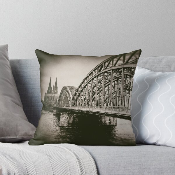 Item preview, Köln (Cologne) with Hohenzollern-bridge over the Rhine River, and Cologne Cathedral - Veleda Thorsson Photography designed and sold by VeledaThorsson.
