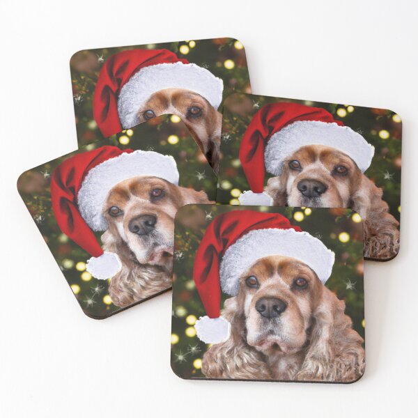 Item preview, Christmas Cocker Spaniel  designed and sold by fatbanana.