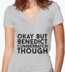 Benedict Cumberbatch Women's Fitted V-Neck T-Shirt