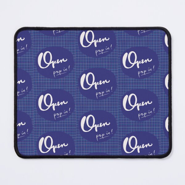 Item preview, Open pop in sign store sign blue designed and sold by Antique-Gifts.