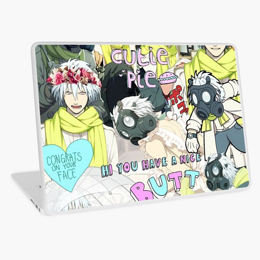 dramatical murder clear tumblr style laptop skin by weeaboodreams redbubble redbubble