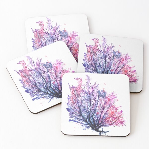 Item preview, Fan Coral - Purple designed and sold by SamNagelArt.