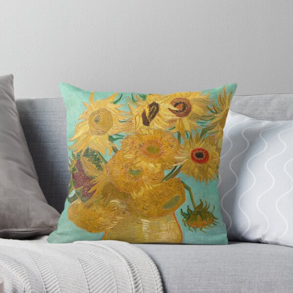 Aperçu de l'œuvre Vase avec douze tournesols par Vincent Van Gogh 1889 créée et vendue par Vintage Wall Art.