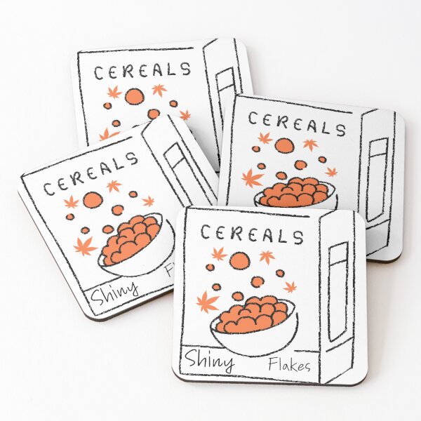 Aperçu de l'œuvre Céréales Shiny Flakes créée et vendue par mkzmerch.