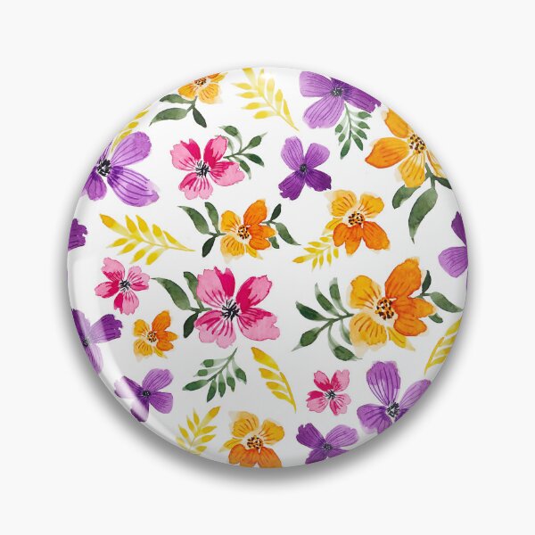 Item preview, Happy Days - Watercolor florals designed and sold by Orly Fuchs Galchen.