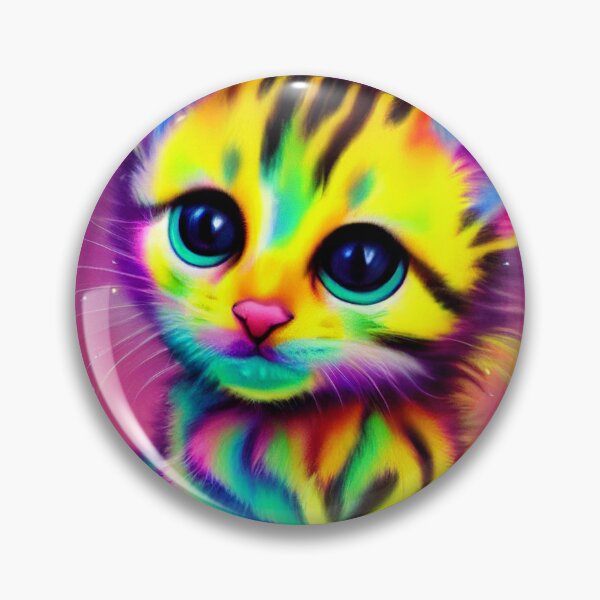 Item preview, Super colorful cute kitten designed and sold by Stanley de Wekker.