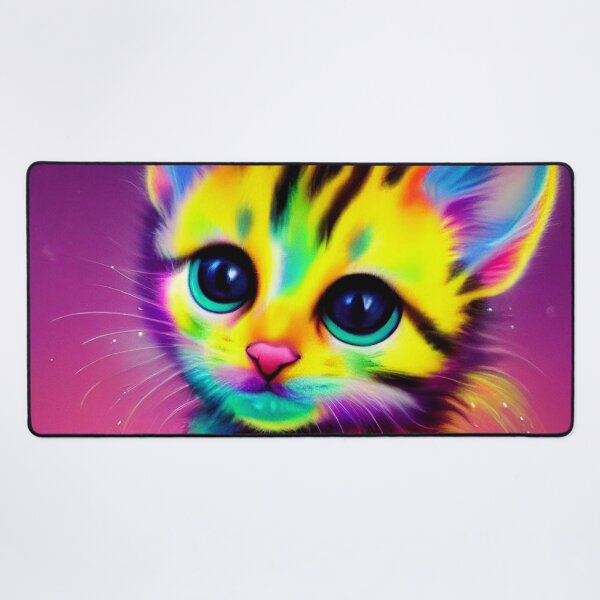 Item preview, Super colorful cute kitten designed and sold by Stanley de Wekker.