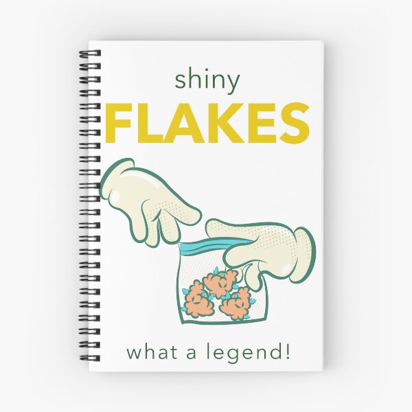 Item preview, Shiny Flakes, What a Legend! designed and sold by mkzmerch.