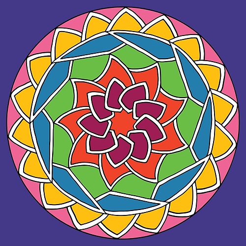 Circle Mandalas 24 (Style:75)