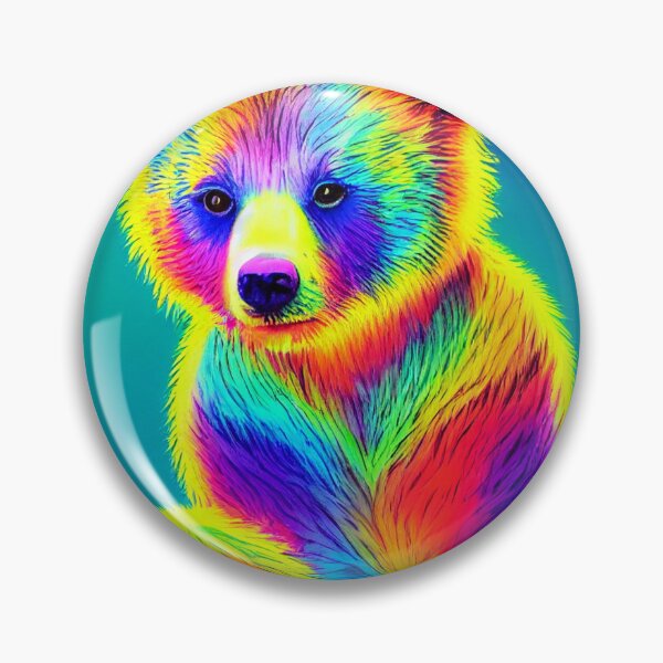Item preview, Super colorful cute bear designed and sold by Stanley de Wekker.
